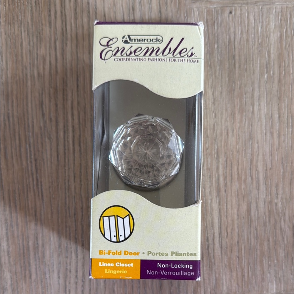 New Silver Decorative Bath Accent Piece Crystal Linen door knob